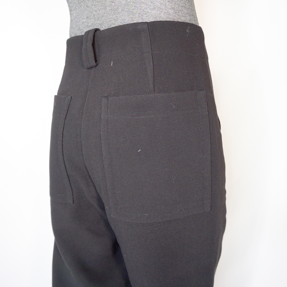 FRANK & OAK Alice Straight Black Cropped Pants NWT - Picture 7 of 7
